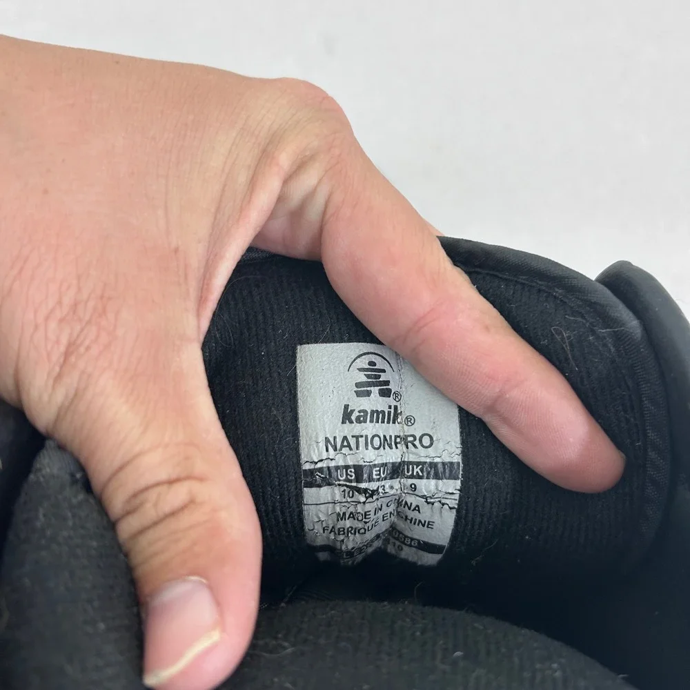 Kamik NationPro Winter Boots‎ Mens 11/10 Black Waterproof Insulated Thinsulate *